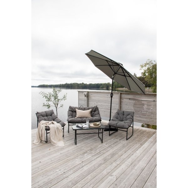 Sabal parasoll - Svart/Grå Sabal parasoll - Svart/Grå