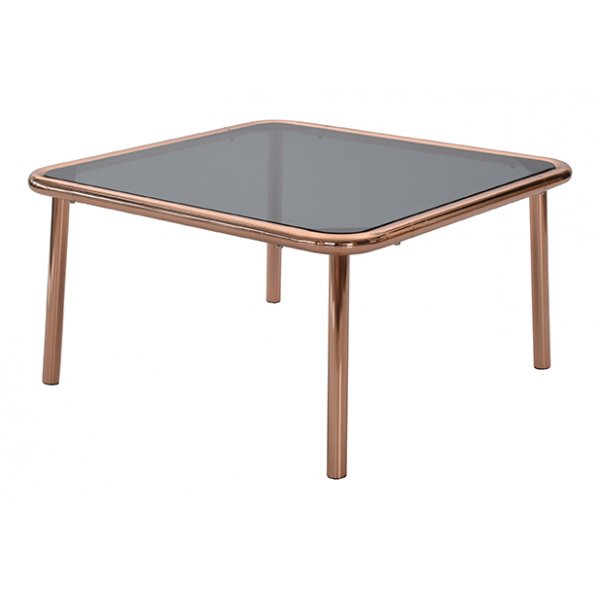 Basic soffbord 75 x 75 cm - Koppar
