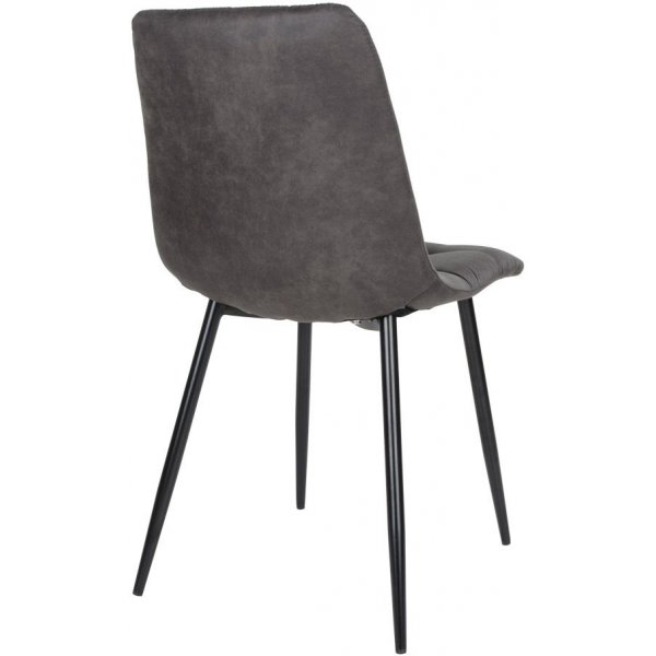 Chaise de salle  manger Middelfart - Gris fonc/noir
