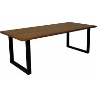 Baxter matbord 220 cm - Ekfanér/svart Baxter matbord 220 cm - Ekfanér/svart