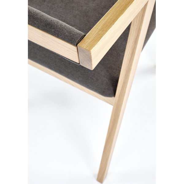 Chaise de salle  manger Java - Gris/chne