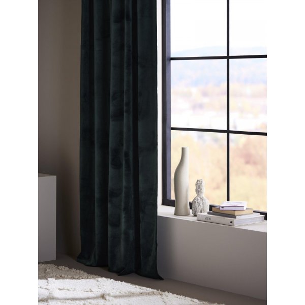 Elise gardin 2-pack 2 x 135 x 280 cm - Buteljgrön Elise gardin 2-pack 2 x 135 x 280 cm - Buteljgrön