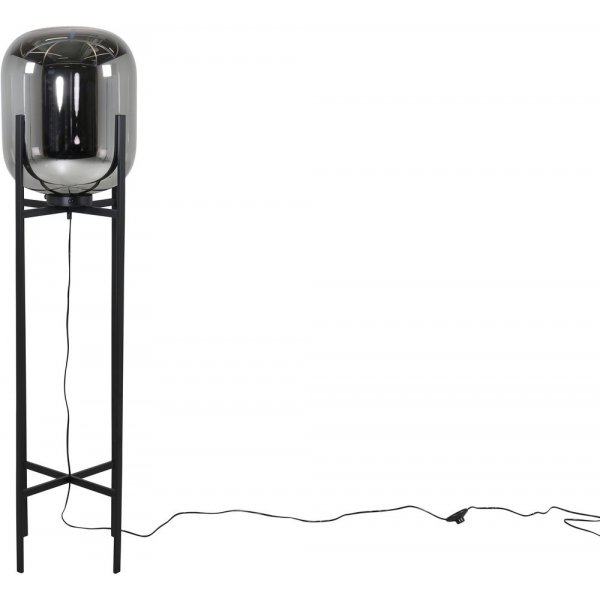 Marbystrand golvlampa - Svart/glas