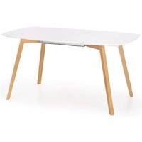 Winthrop utdragbart matbord 135-185 cm - Vit/ek Winthrop utdragbart matbord 135-185 cm - Vit/ek