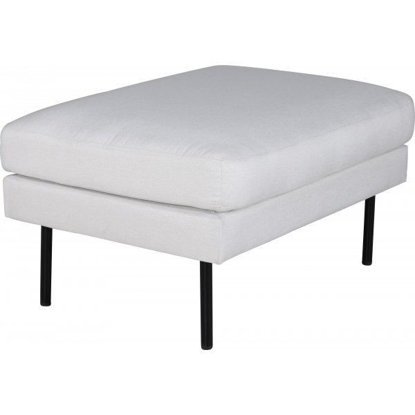 Pouf Eden - Tissu beige clair