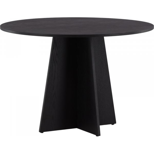 Bootcut eettafel 110 cm - Zwart