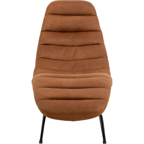 Chaplin divanftlj - Brun ldermix/matt svart