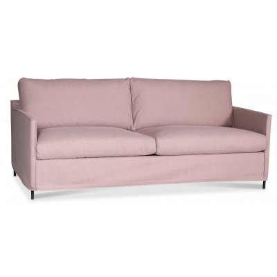 Depart 3-sits soffa med avtagbar kldsel - Ljus rosa (Linnetyg)