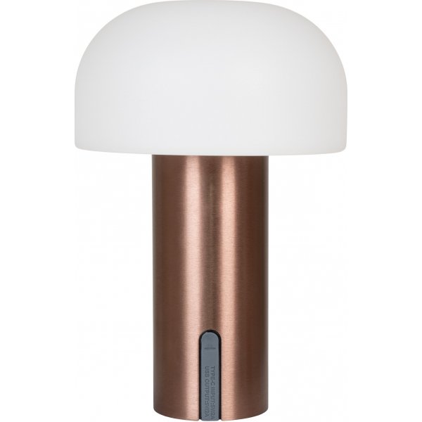 Lampe de table Soham - Blanc/Cuivre Lampe de table Soham - Blanc/Cuivre