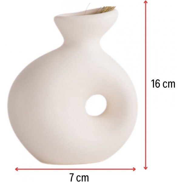 Vase Delta - Blanc cassé Vase Delta - Blanc cassé