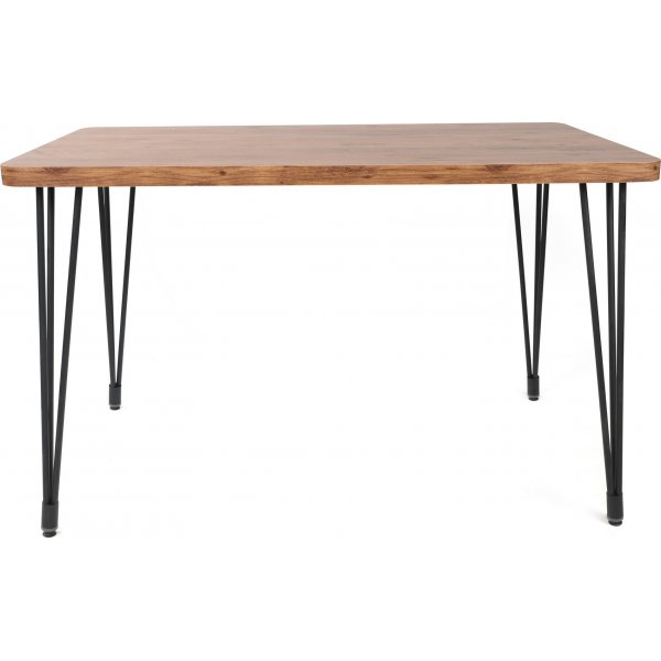 Table à manger Lagos 120 x 70 cm - Noyer/noir Table à manger Lagos 120 x 70 cm - Noyer/noir