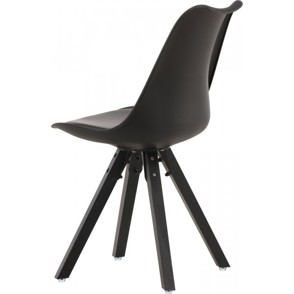 Chaise de salle à manger Zeno - Noir Chaise de salle à manger Zeno - Noir