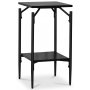 Wayne sngbord hgt med hylla 75 x 40 x 40 cm - Svartbetsad ek + Flckborttagare fr mbler