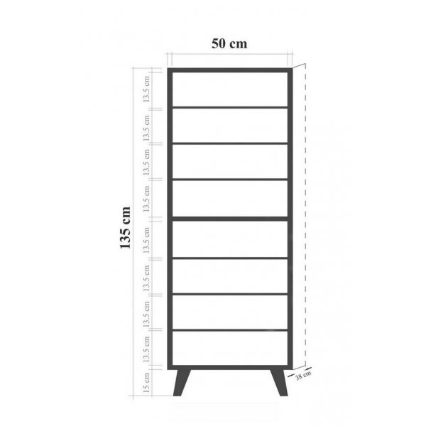 Filinta schoenenkast mozaïek - Sonoma eik Filinta schoenenkast mozaïek - Sonoma eik