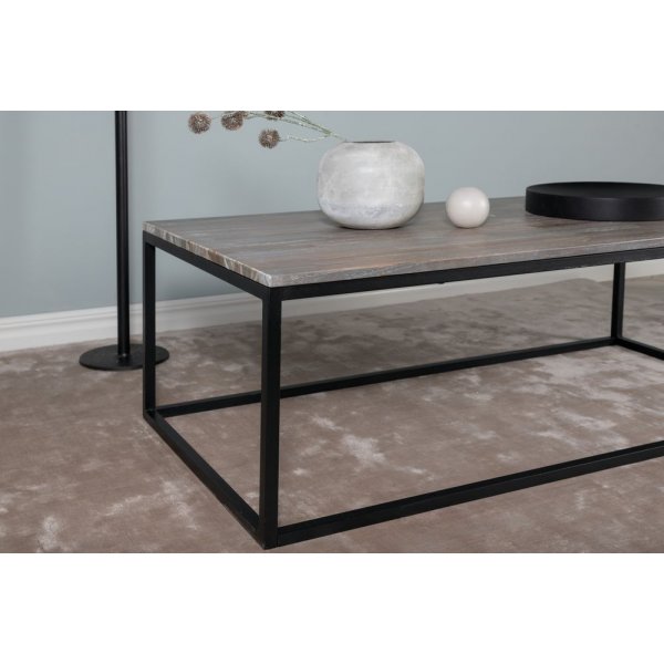 Table basse Kvarnsen 120 x 60 cm - Teck brun vintage