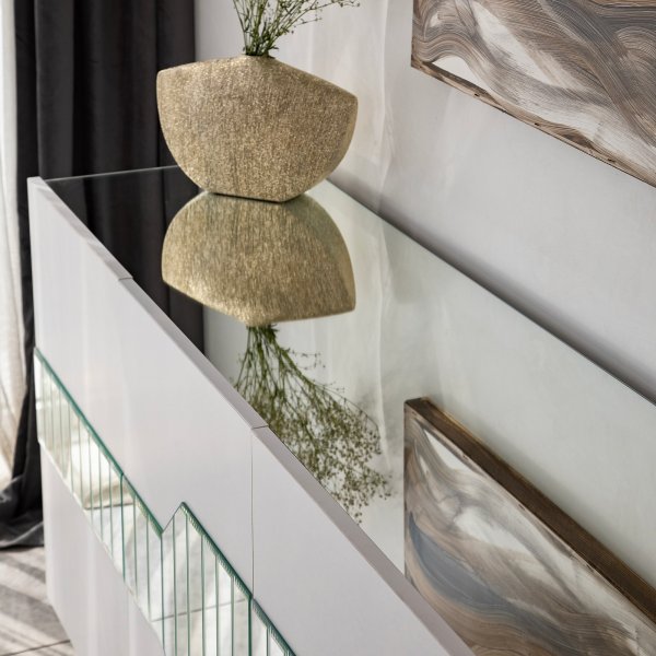 Buffet Milan - Blanc/or Buffet Milan - Blanc/or