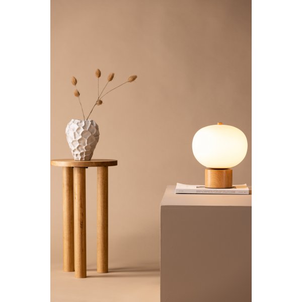 Cholet bordslampa - Brun/vit Cholet bordslampa - Brun/vit