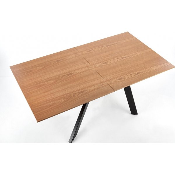 Table  manger Errol 180-240 x 90 cm - Chne/noir