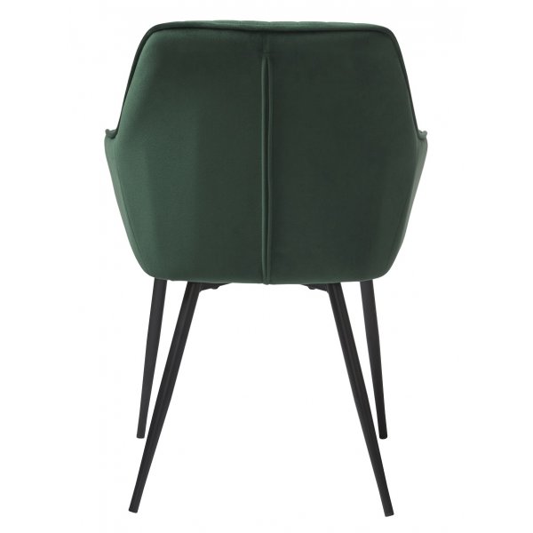 Boston Karmstol i grön sammet Boston Karmstol i grön sammet