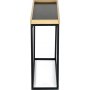 Kenni konsolbord 100 x 30 cm - Svart/beige