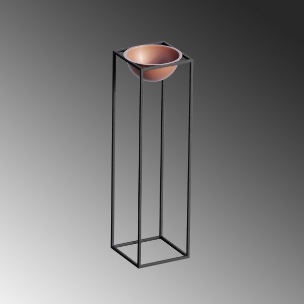 Pot Plato 20 - Noir/cuivre