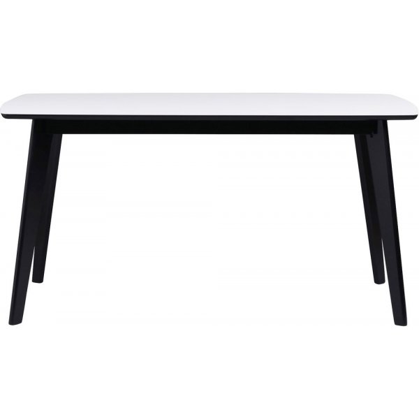 Mckenzie matbord 150 cm - Vit/svart Mckenzie matbord 150 cm - Vit/svart