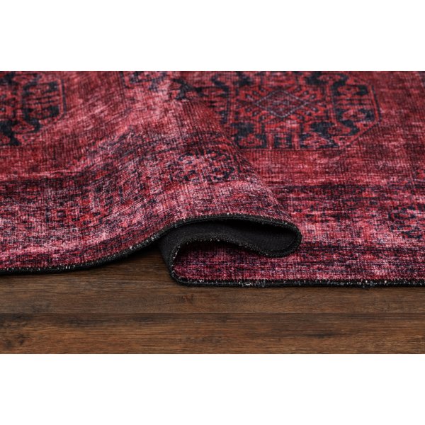 Tapis en coton Adana Boccara Rouge Tapis en coton Adana Boccara Rouge