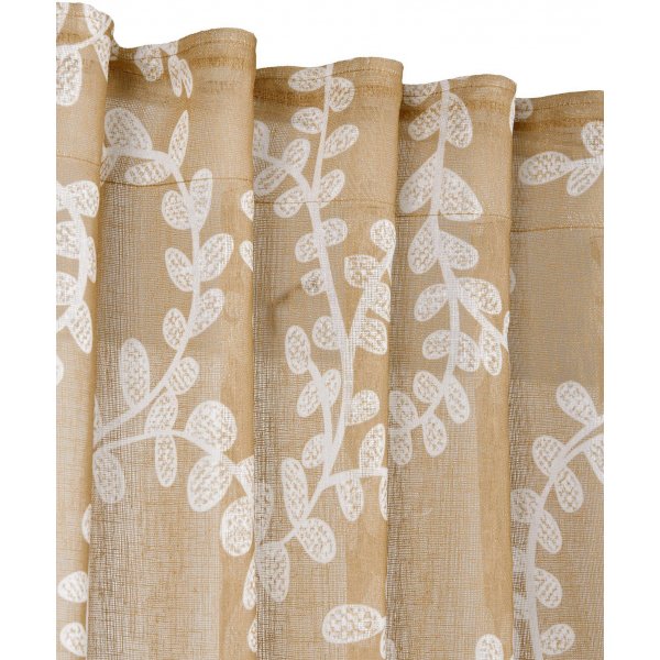 Rideau Jenny lot de 2 2 x 140 x 280 cm - Jaune chaud Rideau Jenny lot de 2 2 x 140 x 280 cm - Jaune chaud