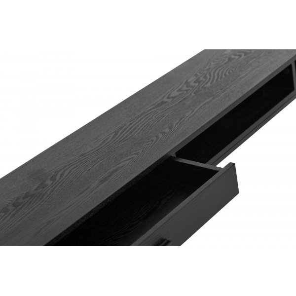 Regal TV-bnk 180 cm - Svart askfanr