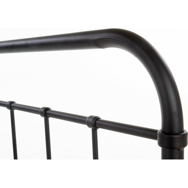 Saldus zwart bedframe 120x200 cm