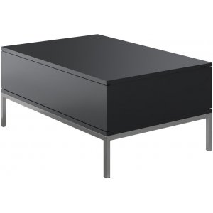 Table basse Lord 90 x 60 cm - Anthracite/argent