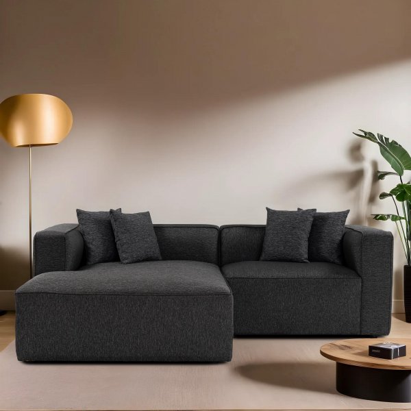 Mora divansoffa höger - Antracit Mora divansoffa höger - Antracit