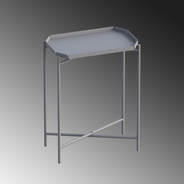 Table basse Vela 40 x 26 cm - Gris Table basse Vela 40 x 26 cm - Gris