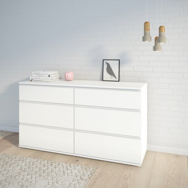 Nova ladekast met 6 lades - Wit Nova ladekast met 6 lades - Wit