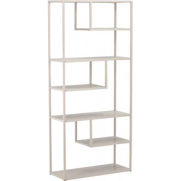 Bibliothque en acier - Beige