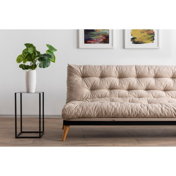Saki 3-sits bddsoffa - Cream