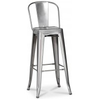 France Barstol i metall - Galvaniserad metall France Barstol i metall - Galvaniserad metall