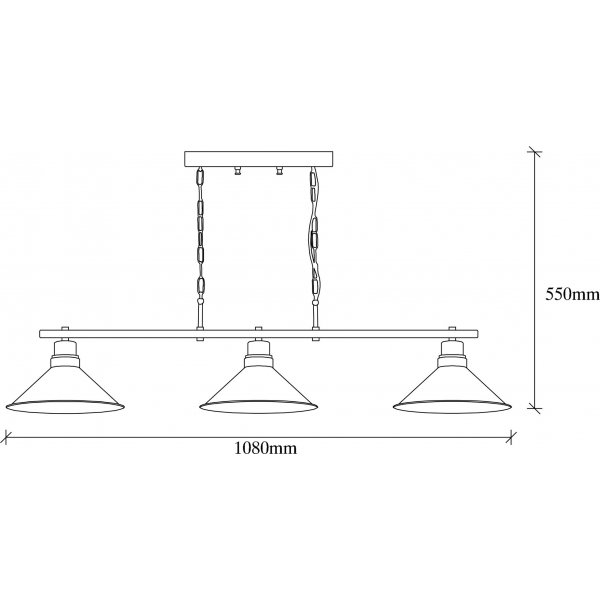 Plafonnier Sivani 835 - Noir Plafonnier Sivani 835 - Noir