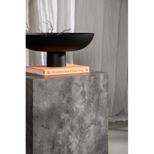 Table basse haute York 40 x 40 cm - Gris foncé Table basse haute York 40 x 40 cm - Gris foncé