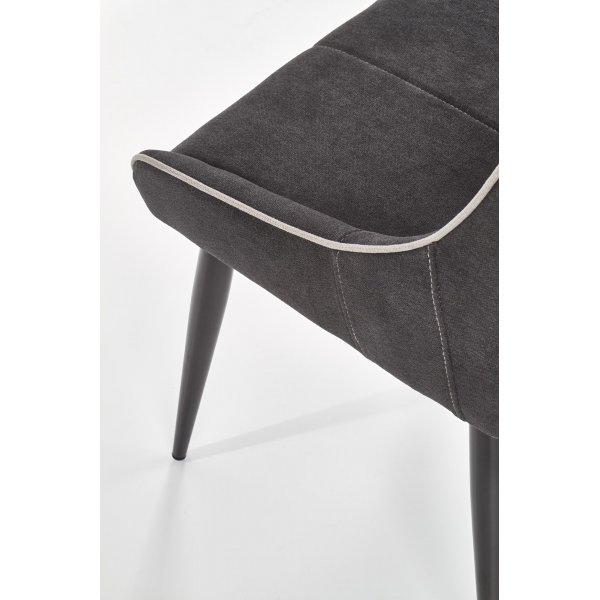 Chaise de salle  manger Cadeira 369 - Gris fonc
