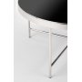 Gunhild soffbord 82 cm - Svart/krom