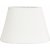 Abat-jour Ovale en Velours - Blanc - 20 cm