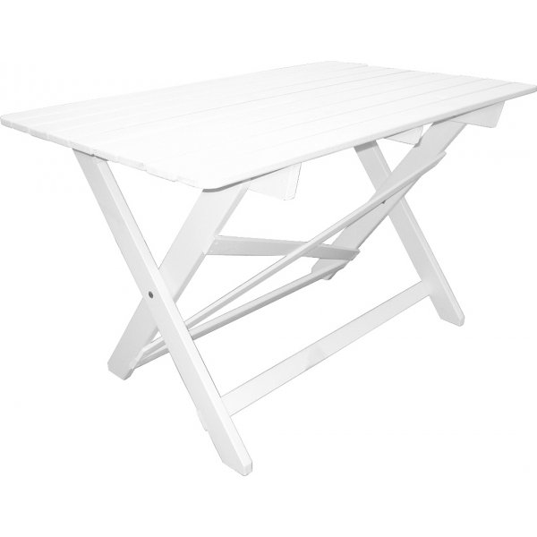 Hav�ng matbord 125 cm - Vit