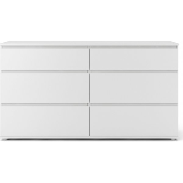 Nova ladekast met 6 lades - Wit Nova ladekast met 6 lades - Wit