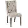 William stol - Beige (tyg)/bruna ben