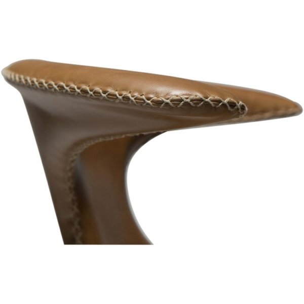 Flair barstol i Brunt läder SH 77 cm Flair barstol i Brunt läder SH 77 cm