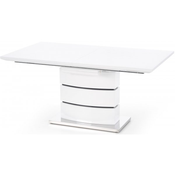 Table à manger Annina 160-200 cm - Blanc brillant Table à manger Annina 160-200 cm - Blanc brillant