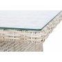 Soffgrupp Bergamo med ftljer, pallar & bord - Beige/beige melerad