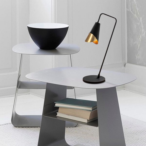 Pacman bordslampa - Svart/vintage