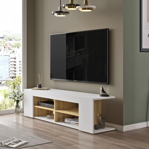 Luvio TV-bnk 13 - Ek/vit